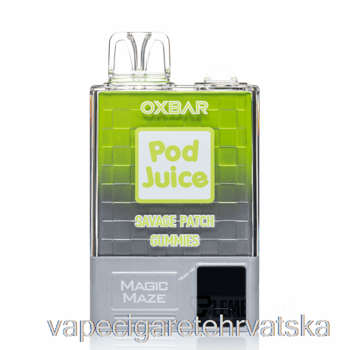 Vape Hrvatska Oxbar Magic Maze Pro 10000 Disposable Savage Patch Gummies - Pod Juice